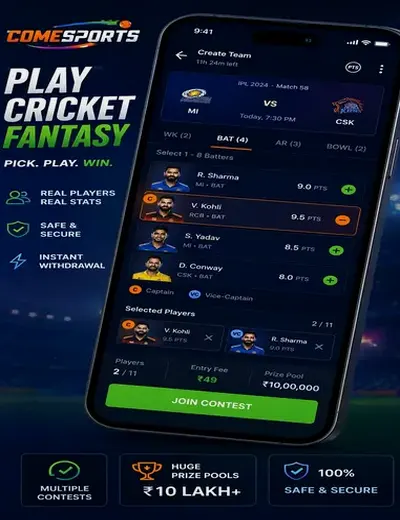 LoginPlayAno (login PlayAno) fantasy cricket & matchday visual 2